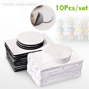 10Pcs Double Sided Tape Strong Adhesive Black Foam Tape For Cell Phone Repair Gasket Screen Square Car & Home Use Adhesives 27 - BIGGSMOTORING.COM