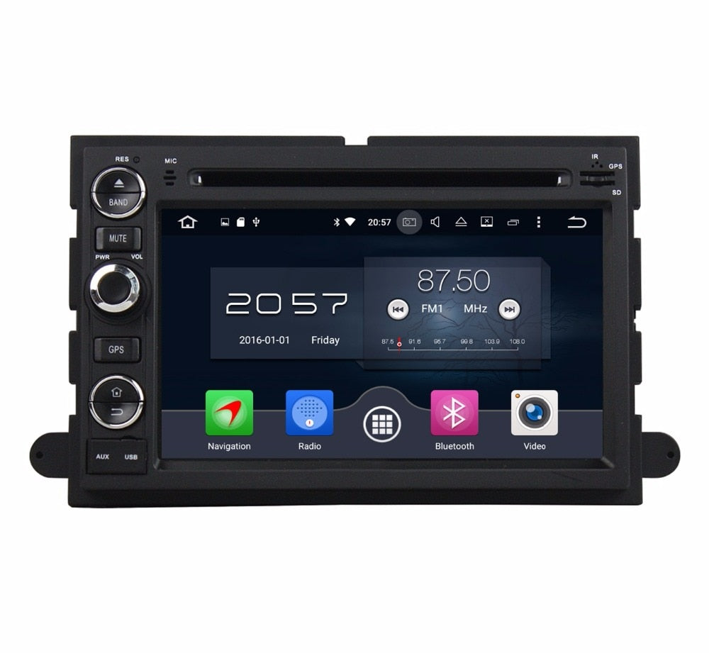 Octa Core 2 din 7" Android 6.0 Car Radio DVD GPS for Ford Fusion Explorer F150 Edge Expedition With 4GB RAM 32GB ROM Mirror-link